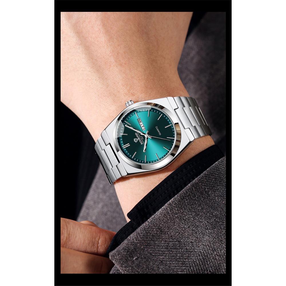 Casual Business Fashion Quartz Wristwatches Gold Clock Men Luxury Watch Automatic Watches Mens Movement Gifts Reloj Hombre