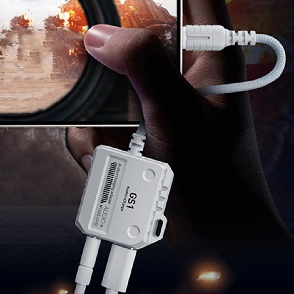 Type-C Interface 2 in 1 USB C Adapter 3.5MM Audio Adapter  Digital Accessories