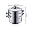 SUPOR 304 Stainless Steel 26cm Double-Layer Steamer Pot