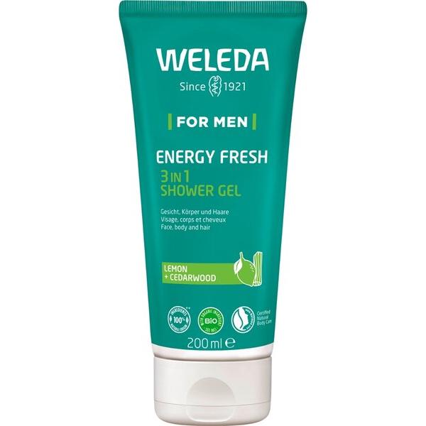 Weleda For Men Energy Fresh 3in1 Shower Gel 200ml