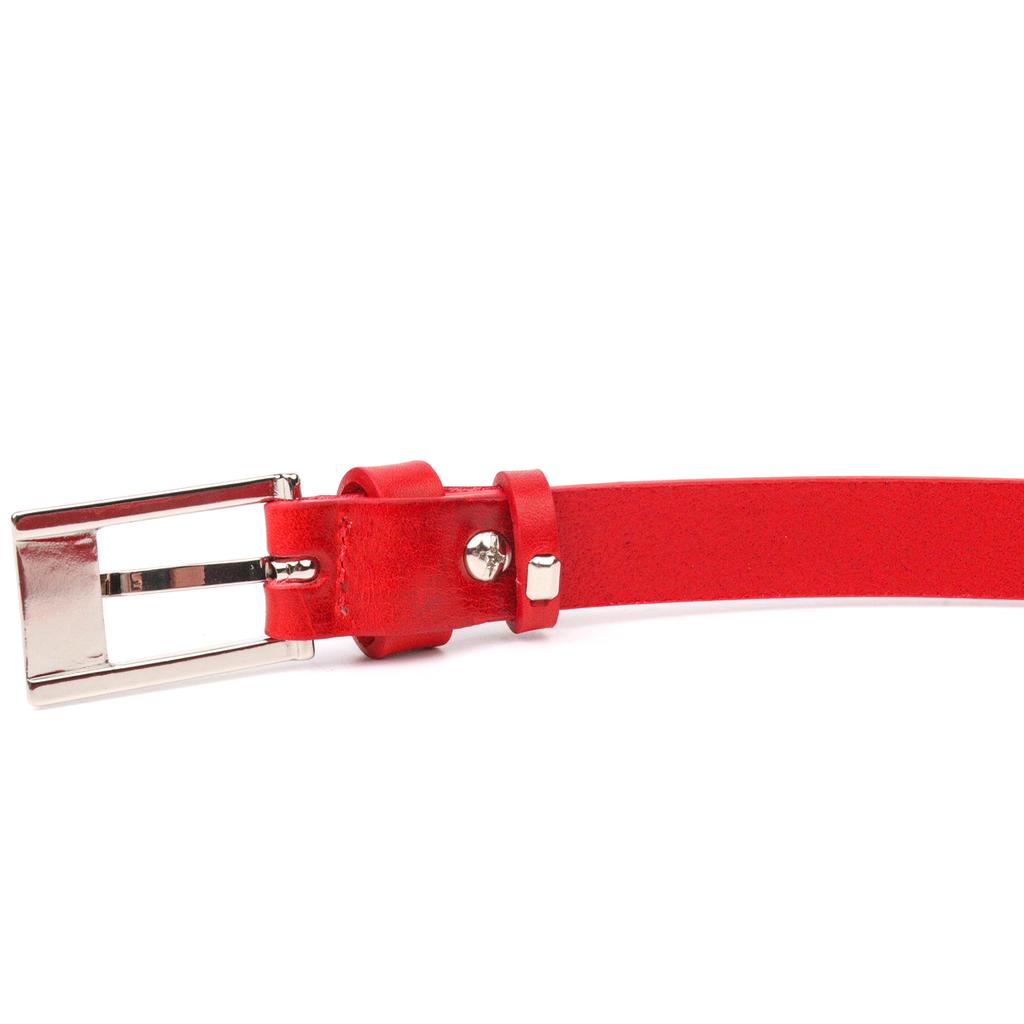 Attraktiver Damen-Ledergürtel GRANDE PELLE Ledergürtel 21445 Rot