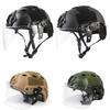 FAST Tactical Helmet With PJ Oval Holes MH Simple Riot Mask CS Enthusiasts