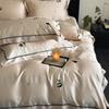 Pure Cotton Bedding Four-piece Set Embroidered Quilt Cover Bed Sheet Pillowcase Set