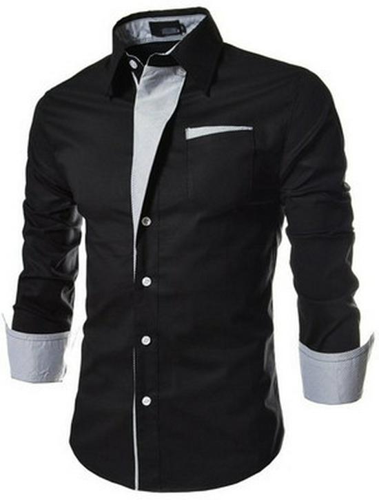 Men's Trendy Striped Long Sleeve Casual Shirt