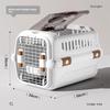 Mobile Pet Carrier Plastic Wire Door Top or Front Loading Pets Up To 20LBS Fully Breathable Perfect for Traveling/Hiking/Camping