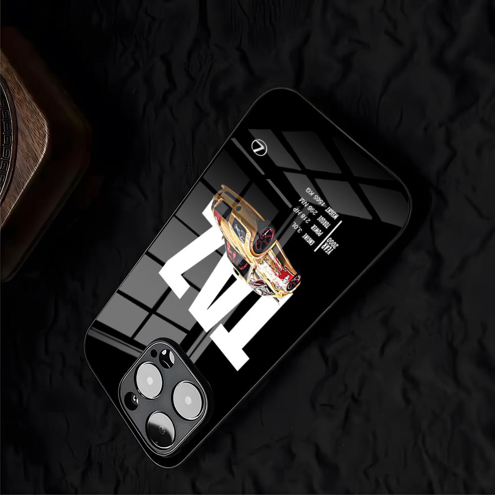 Auto L-LEXUS-S Luxurious Phone Case For IPhone 17 Air Pro Max 16 15 14 Pro Max 13 12 Plus Glass Cover AEJ1