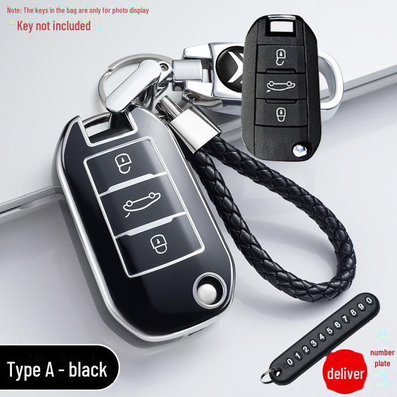 

Чехол для ключа совместим с Dongfeng Citroen C5X, Versailles, C4L, Sega, Elysee, C6, Tianyi, C5, C3XR.