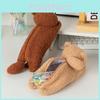 Bear Plush Cute Pencil Case Organizer With Spacious Storage For Kids And Teens