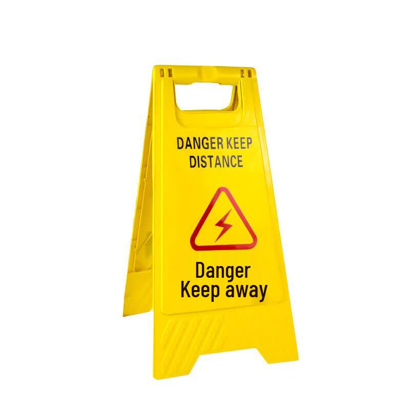 Foldable A-Frame Safety Warning Sign