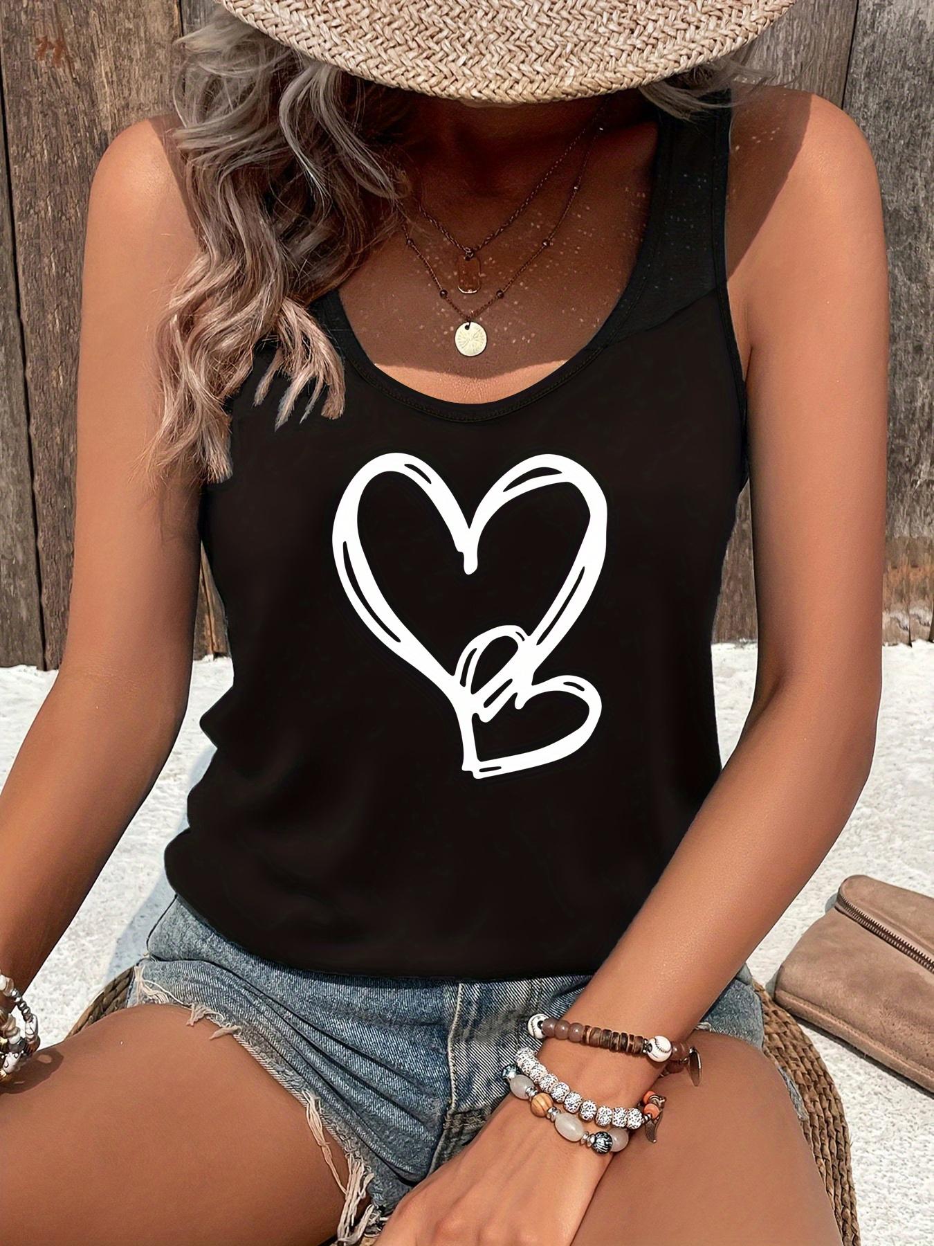 

printed Summer women s loose and personalized dream catcher mesh printed vest top T-shirt comfortable sleeveless M