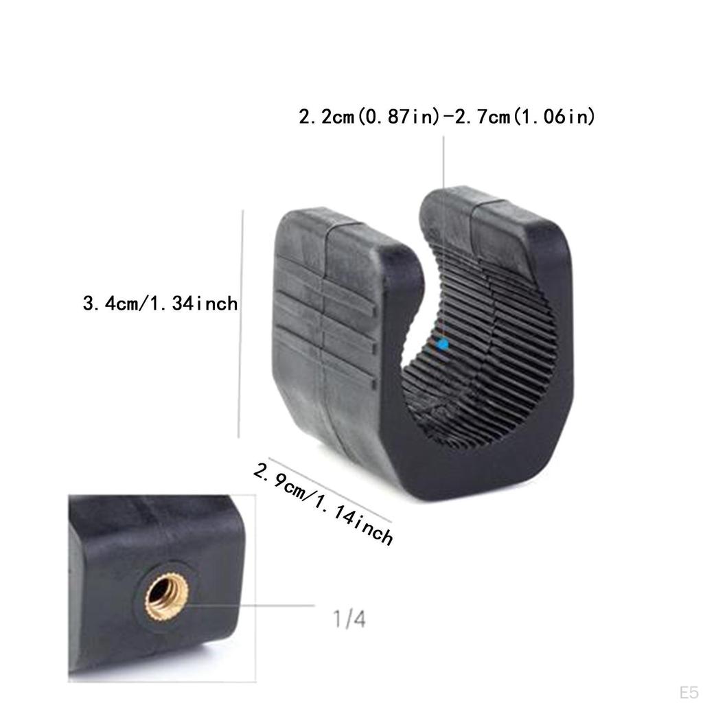 3 Pieces Flashlight Mounting Brackets Bicycle Mount Clips Rotating Universal Bike Torch