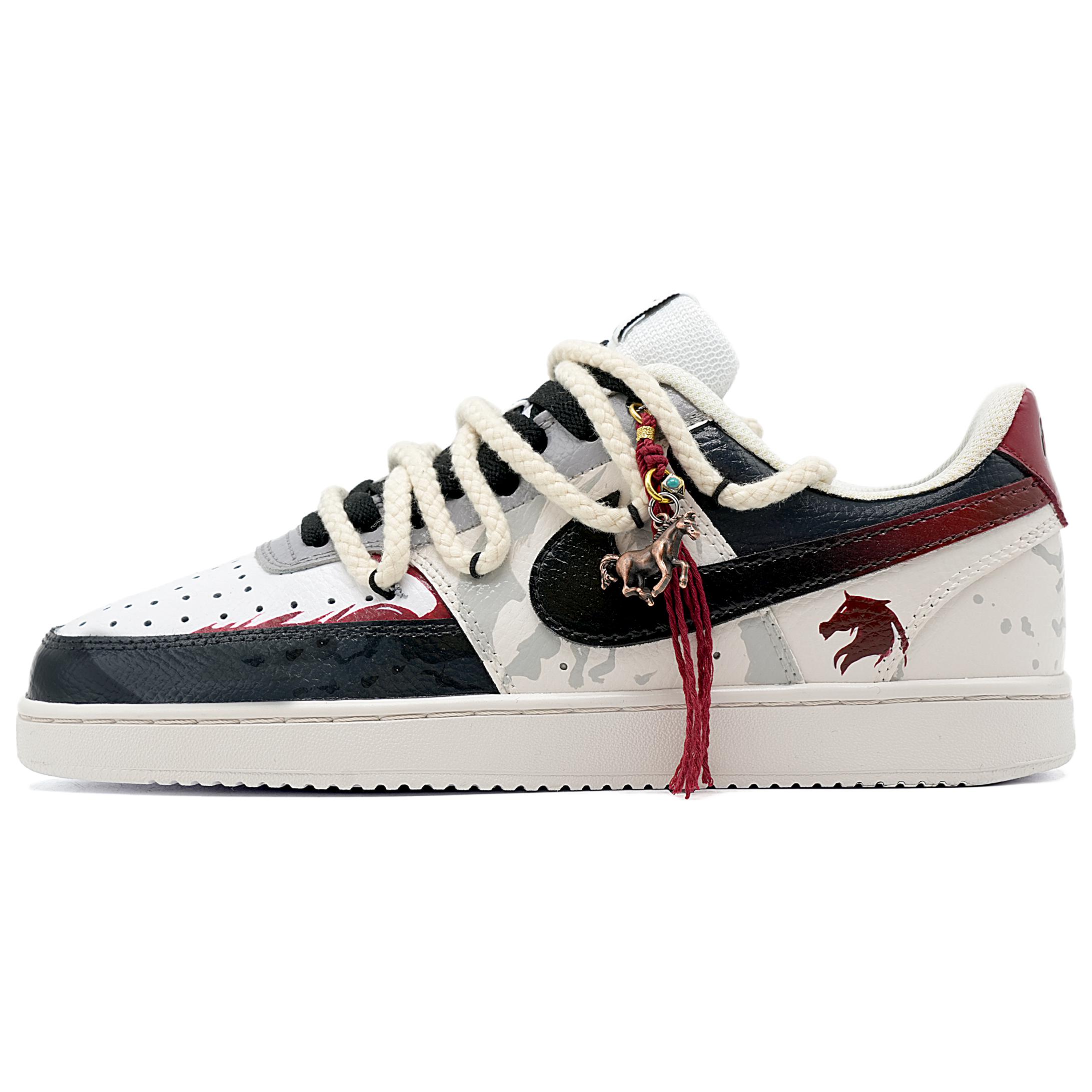 

Nike Court Vision Abrasion Resistant Balance Low top Skateboard Shoes Unisex Ecru DH2987-101(Team145-) 40