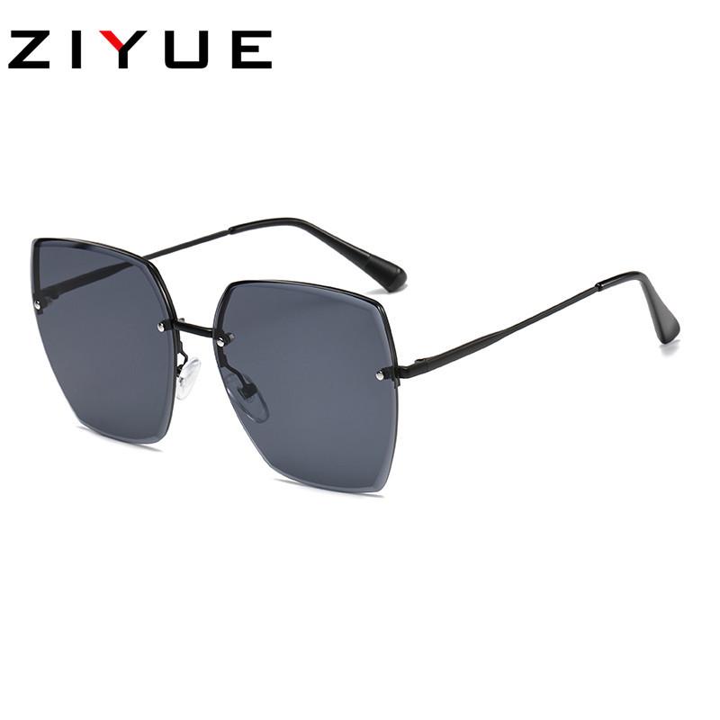 Women's Frameless Fashion Gradient Sunglasses - Sunshade & UV Protection