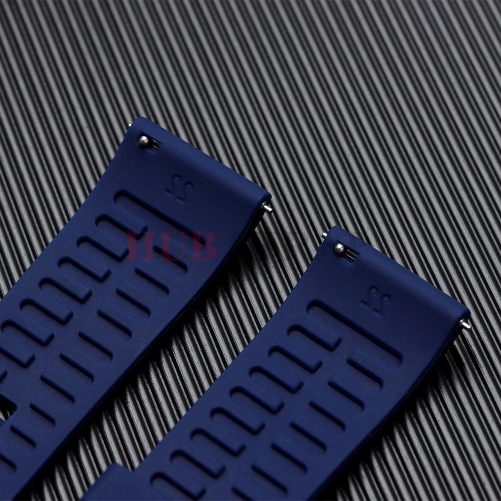 Silicone Watch Band 18mm 19mm 20mm 22mm 24mm Men's Women Sports Watrproof Strap for Rolex for Seiko Watch Replacement Watchband
