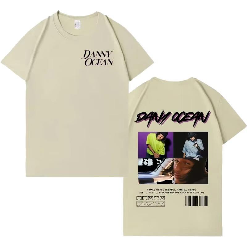 Rapper Danny Ocean Album Tour Graphic Tshirt 2026 Mens Harajuku High Quality ONeck Casual Tees Aesthetic Pop Short Sleeve Top