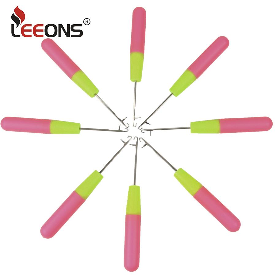 1 Piece 15Cm Pink & Lemon Color Plastic Knitting Crochet Hook Needles For Jumbo Braiding Hair And Crochet Braids