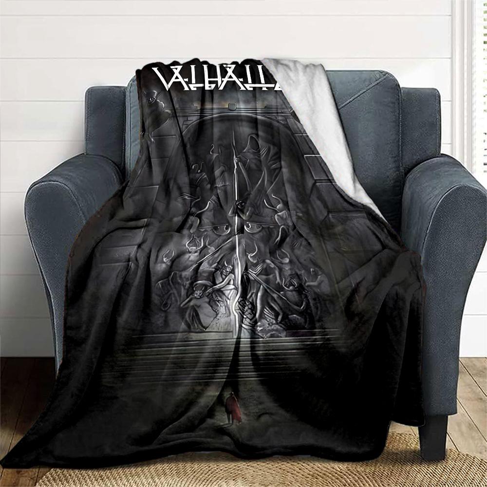 1pc Valhalla Throw Blanket Soft Flannel, Cozy All Season Polyester Perfect for Home, Office