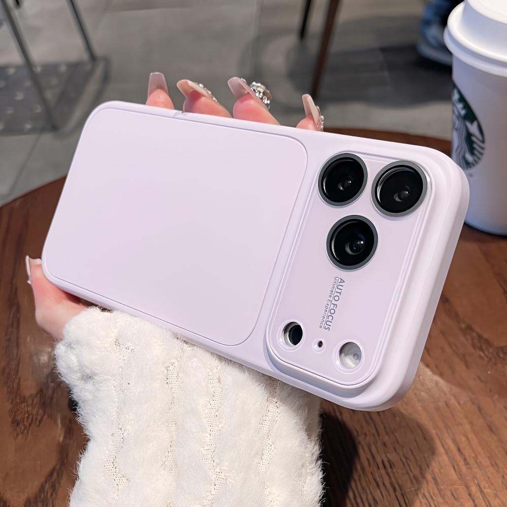 Macaron Color Liquid Silicone Case for iPhone 17 Pro 16 17 15 13 14 12 Pro Max Coque Camera Protector Large Window Matte Cover