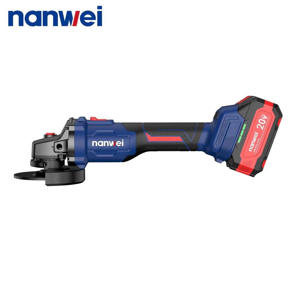 NANWEI 125 Mm Angle Grinder 5000/7000/9800 Rpm, 20 V, Brushless Motor
