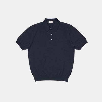 VERNO 24Ss Essential Polo Knit Navy