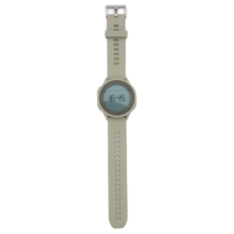 DECATHLON W500 Collection Electronic Movement Resin Strap Watch Unisex Black Dial 50m Waterproof W500