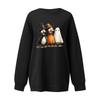 Womens  Fashion Tops Printed Casual Round Neck Long Sleeve Loose Pullover Shirts