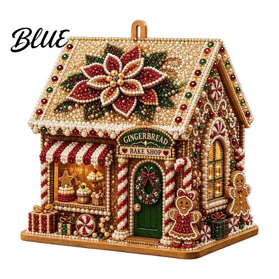 Regalo di Natale Creativo per la Mamma Casa 3D Perla Sintetica Kit Artistico Fai da Te Pittura con Strass Kit Attività Creative Rilassanti Adulti Adulti Tavolo