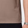 Antonio Men's Silk-Cotton Blend Short-Sleeve Business Polo Shirt