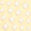 24 Pieces Wear Nail Pads Moonlight White Solid Color Nail Art Removable Fake Nail Short Nail Patch