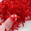 4-Section Soft Simulation Worm Bait, 3.5cm Fishy Red Scent for Crucian Carp