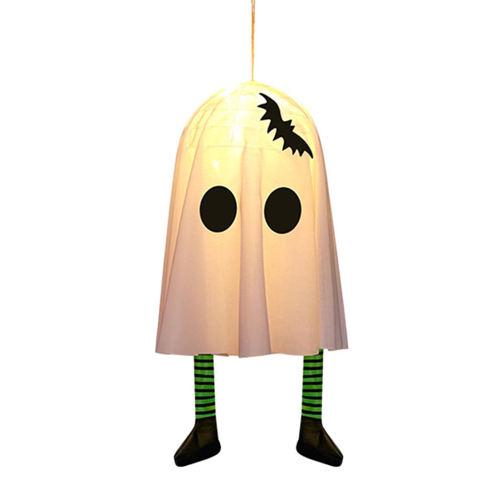 

Halloween Hanging Ghosts Waterproof Hanging Lighted Glowing Ghost Hanging Witch Hat String Lights Outdoor Halloween Ornaments