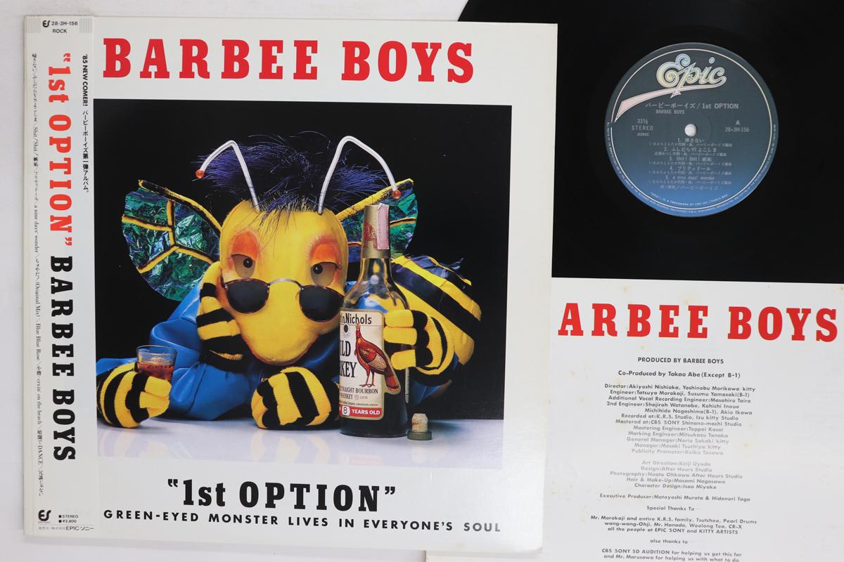 

LP Record BARBEE BOYS 1st Option 283H156 EPIC 1985 Japan Obi Japanese PopRock Used