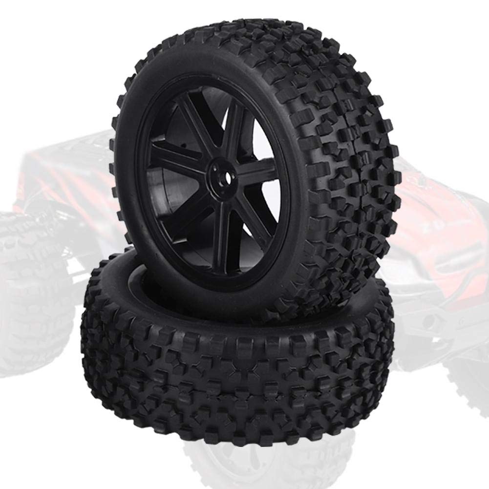 VGEBY1 RC Car Tires Wheels Rubber Tires RC Wheel Tires Racing Buggy Crawler Car On Road Racing Car Tires RC Car Accessories Black 1/10