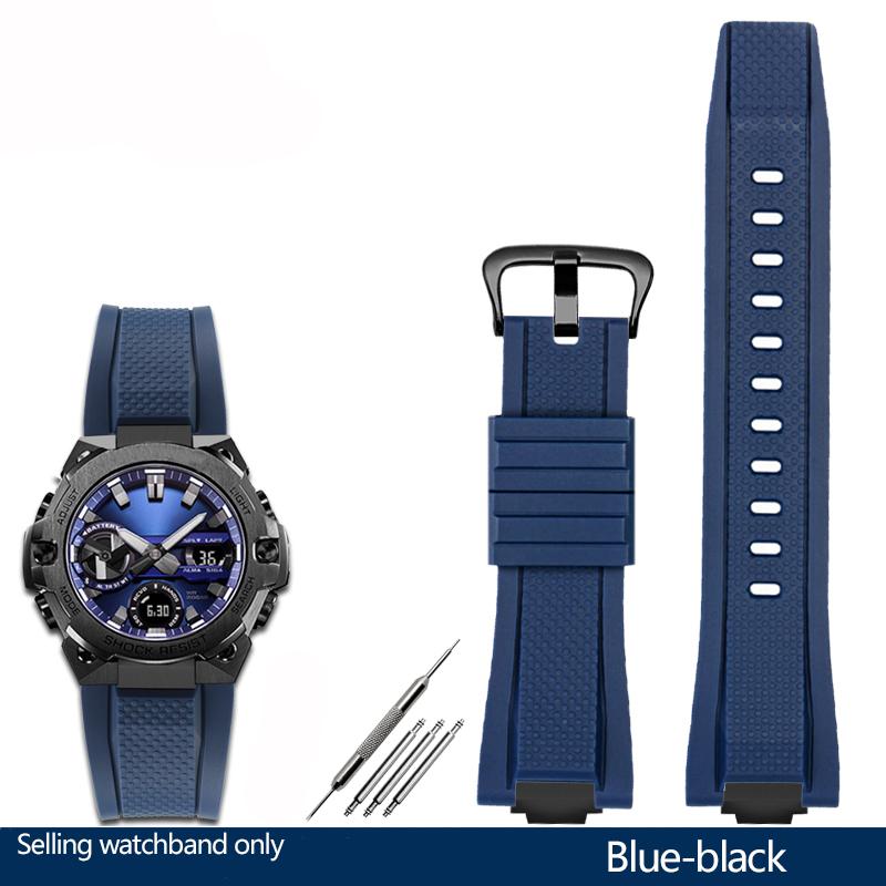 New High Quality Modified Rubber Watchband For C-asio G-SHOCK GST-B400 GST-B400BD/AD Waterproof Sports Silicone Watch Band Strap