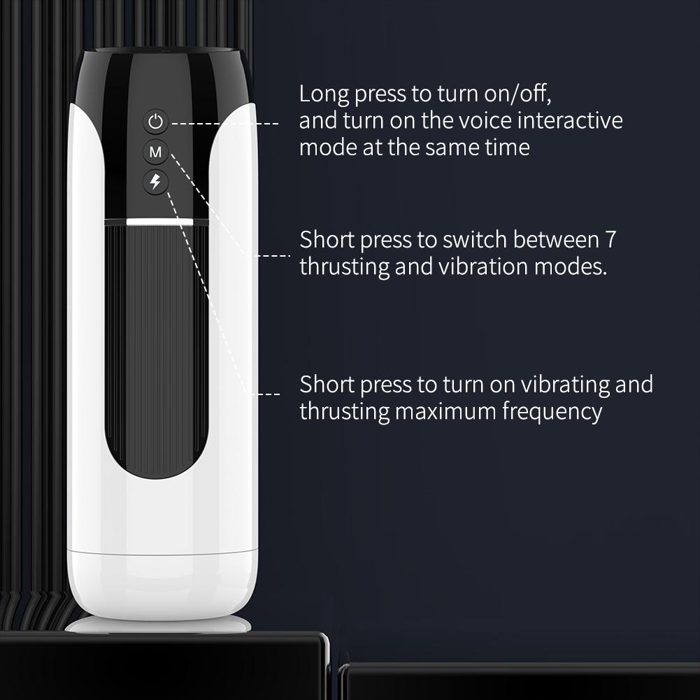 W pełni wodoodporne męskie masturbatory do noszenia, automatyczne, kieszonkowe, teleskopowe, urządzenie do robienia loda, trener penisa