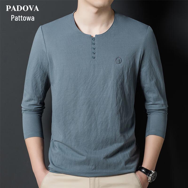 Men s Linen Blend Long-Sleeve Casual T-Shirt 185/56
