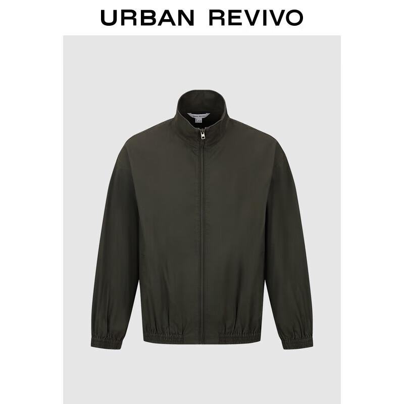 UR Men s Autumn/Winter Trendy Casual Zipper Stand Collar Jacket M