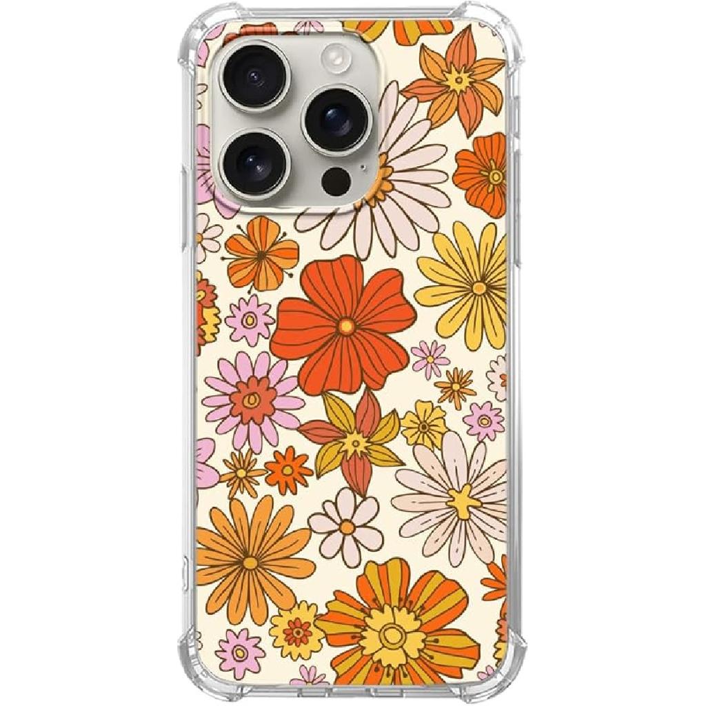 Water Lilies Aesthetic Phone Case Compatible with iPhone 16 Pro, Vintage Oil Painting Art Phone Case for iPhone 16 Pro, Cool Trendy TPU Bumper Case
