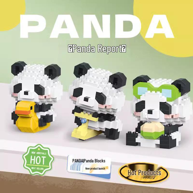 Compatible Lego Panda Building Blocks: Educational Toys & Cute Ornaments for Kids