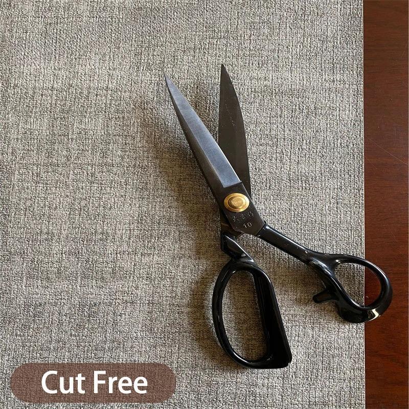 New Linen Texture Leather Table Mat Morandi Color Waterproof Tablecloth Table Mat Coffee Pad Non Slip Heat Resistant Table Cover
