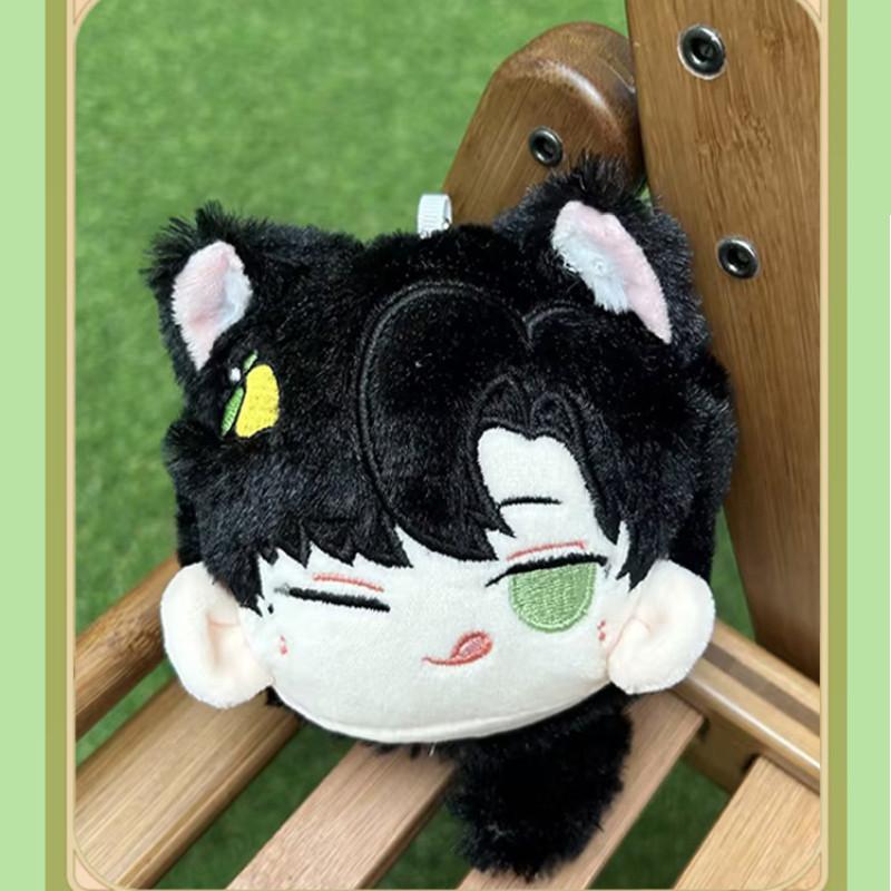 Light And Night Plush Doll Keychain Anime Cartoon Character Stuffed Gifts Fans