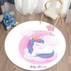 Unicorn Kids Rugs for Living Room Rugs Kids Animal Rugs Kids Games Round Rugs In Kids Room Home Decor Floor Mats