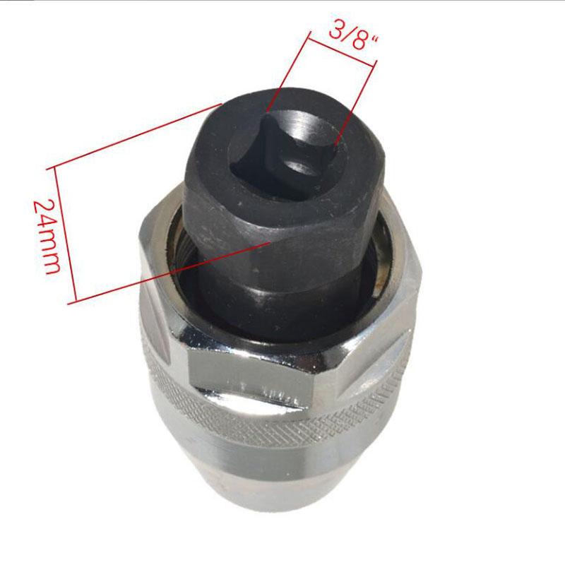 Broken Bolt Remover Breakage Bolt Extractor 3/8inch Damaged Bolt Stud Extractor Used with Impact/Ratchet Wrench for Woodworking