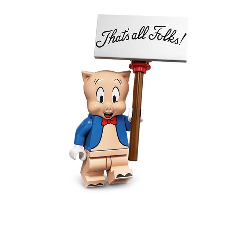 Juguete de Bloques de Construcción de Dibujos Animados Juguete de Montaje Diy Para Niños Material Plástico Tipo Abs 50-100 Piezas Altura 4.5cm Personajes Ligeros)