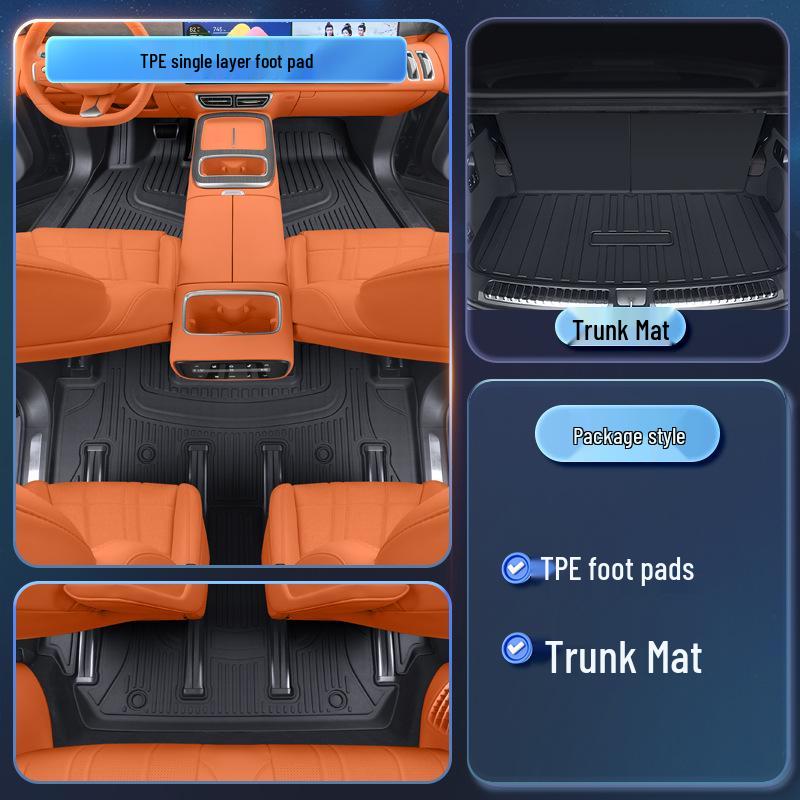 Changan Deep Blue S09 2025 TPE Floor Mats: Six-Seater Car Interior Carpet Accessories No Specification