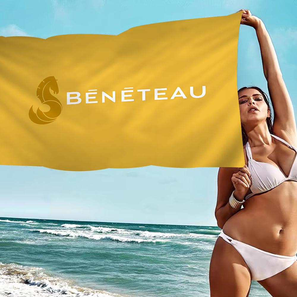 B-BENETEAU Mikrofaserdecke Schnelltrocknende Strandtücher Übergröße Druck Super Saugfähige Poolhandtuchdecke
