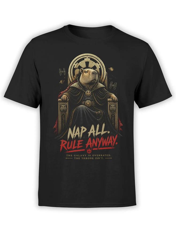 Nap All Rule Anyway Capybara Tshirt Unisex S