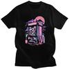 Camiseta Harajuku Vaporwave Camiseta Máquina de Jogos Retrô Camiseta Especial Oversized de Manga Curta masculina Camisetas de Algodão