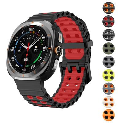 Silicone Sport Strap 47mm Watch Bands New Marine Band for Samsung Galaxy Watch Ultra Men Women