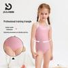 PULASSI Girls' One-Piece Professional Training Swimsuit